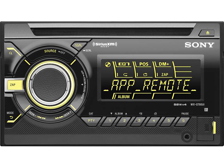 Sony WX-GT80UI CD receiver (New Stock) at Crutchfield