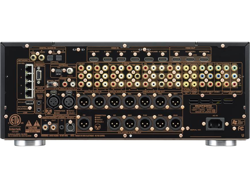 Marantz AV8801 11.2 channel home theater preamp/processor at