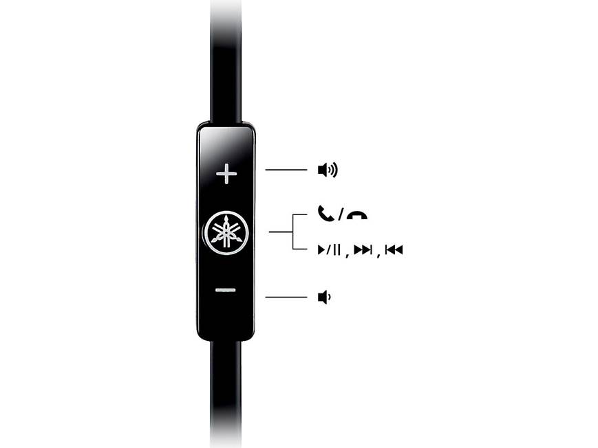 Yamaha PRO 400 (Piano Black) Around-the-ear headphones with in