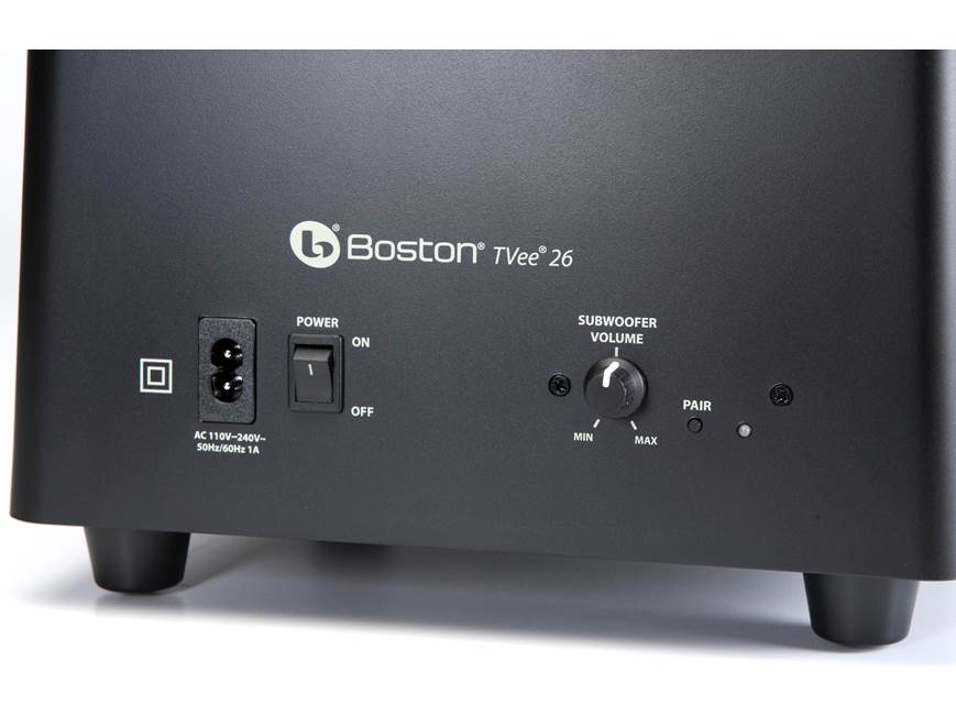 Boston Acoustics TVee Model 26 Powered home theater sound bar with