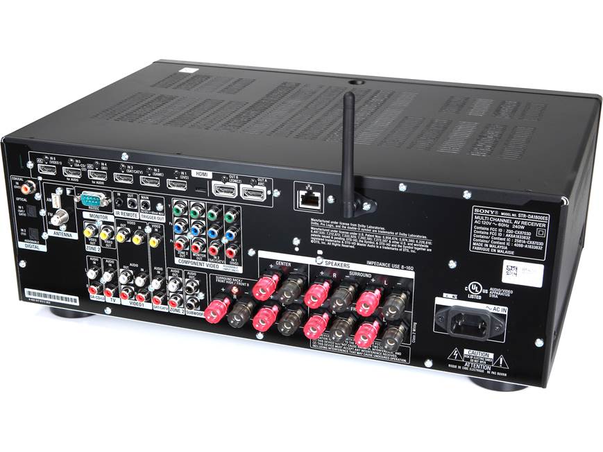 Sony STR-DA1800ES 7.2-channel home theater receiver with Wi-Fi