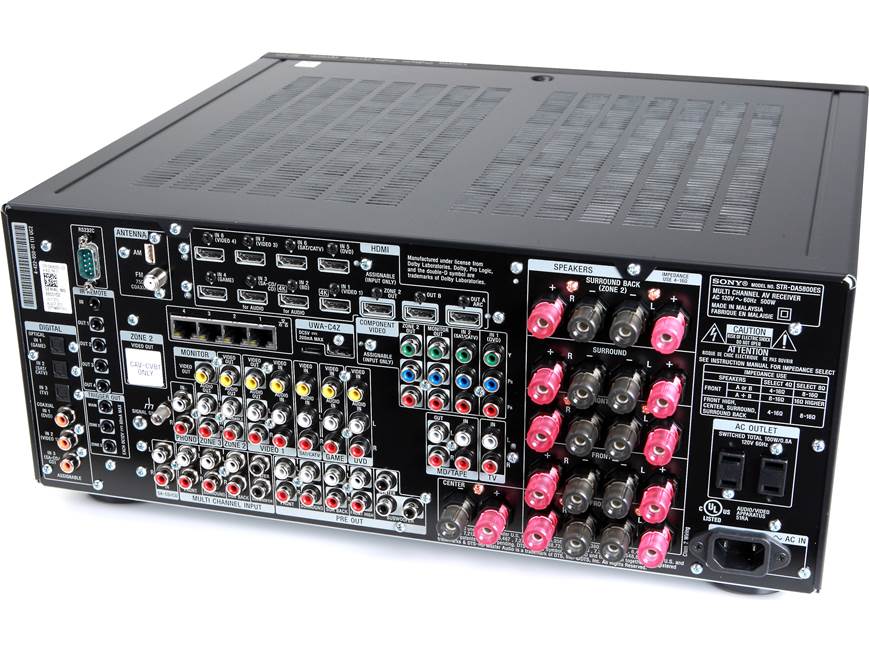 Sony STR-DA5800ES 9.2-channel home theater receiver, Internet
