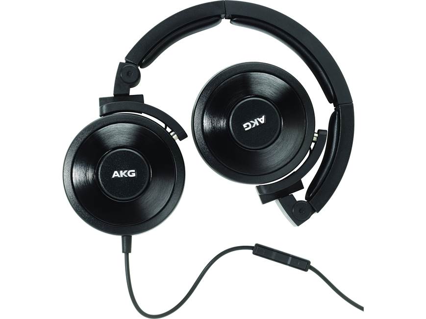 AKG K619 (Black) Around-the-ear DJ headphones with in-line remote