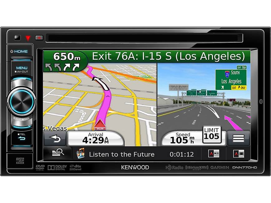 Kenwood DNN770HD Navigation receiver with Wi-Fi® at Crutchfield