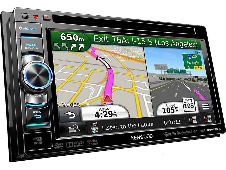 Kenwood DNN770HD Navigation receiver with Wi-Fi® at Crutchfield