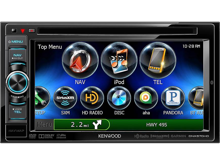 Kenwood DNX570HD Navigation receiver (New Stock) at Crutchfield