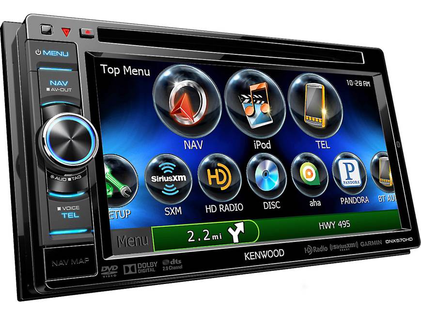 Kenwood DNX570HD Navigation receiver (New Stock) at Crutchfield