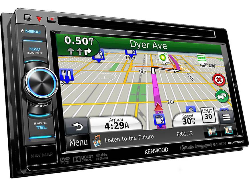 Kenwood DNX570HD Navigation receiver (New Stock) at Crutchfield