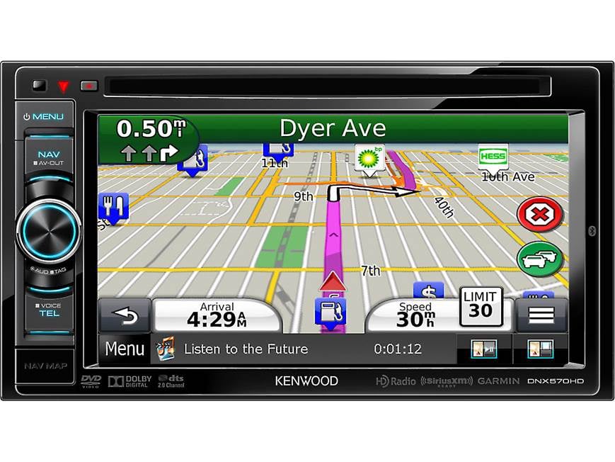 Kenwood DNX570HD Navigation receiver (New Stock) at Crutchfield
