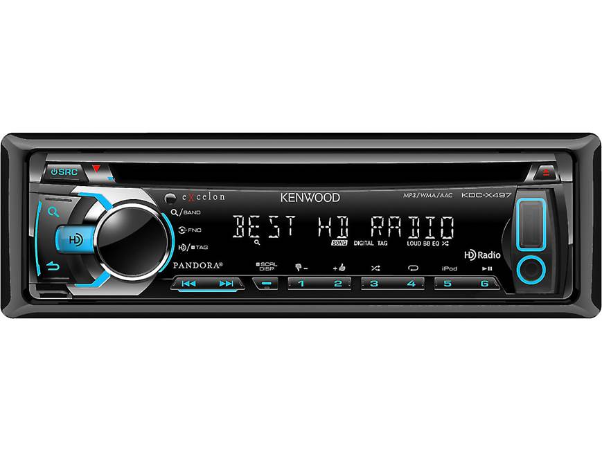 Kenwood Excelon KDC-X497 CD receiver (New Stock) at Crutchfield