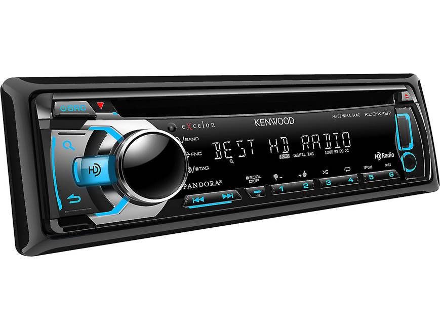 Kenwood Excelon KDC-X497 CD receiver (New Stock) at Crutchfield