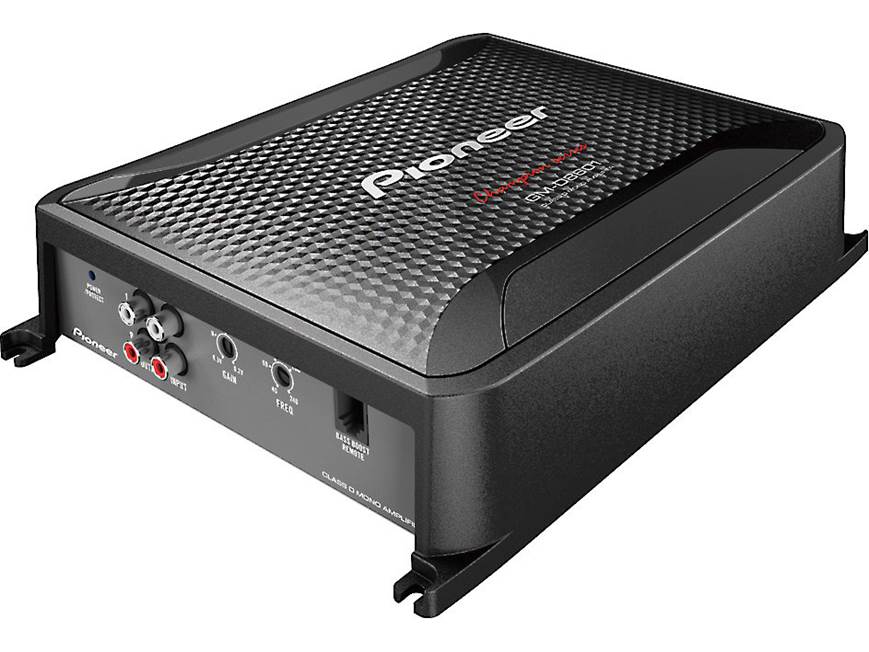 Pioneer GM-D8601 Mono subwoofer amplifier — 800 watts RMS at 1 ohm