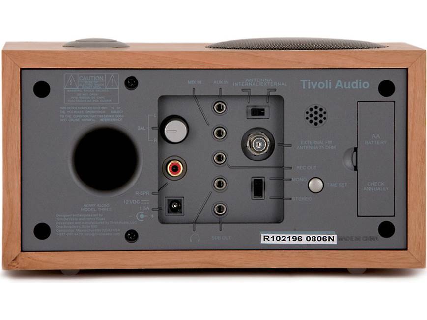 Tivoli Audio Model Three Clock radio at Crutchfield