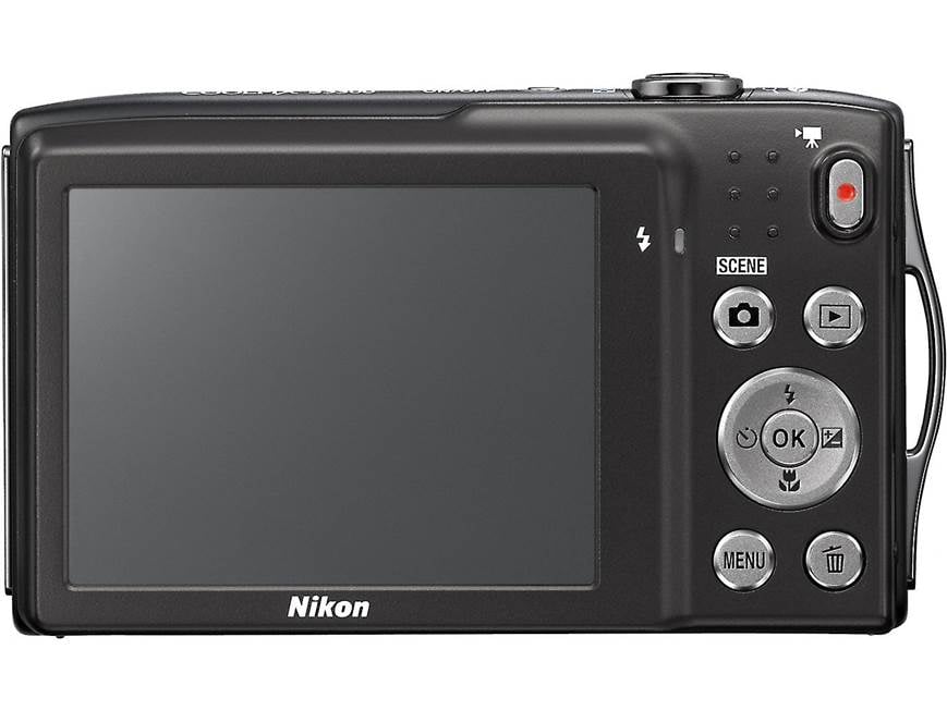 Nikon Coolpix S3300 (Black) 16-megapixel digital camera with 6X