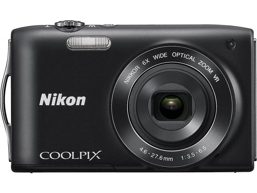Nikon Coolpix S3300 (Black) 16-megapixel digital camera with 6X