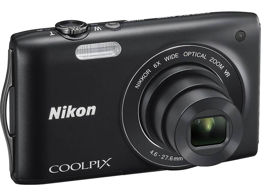 Nikon Coolpix S3300 (Black) 16-megapixel digital camera with 6X