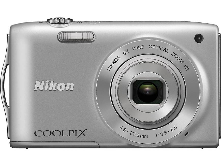 Nikon Coolpix S3300 (Black) 16-megapixel digital camera with 6X