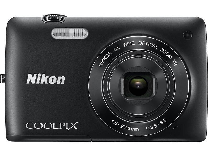 Nikon Coolpix S4300 (Black) 16-megapixel digital camera with 6X