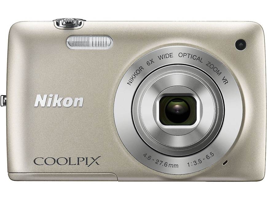 Nikon Coolpix S4300 (Silver) 16-megapixel digital camera with 6X