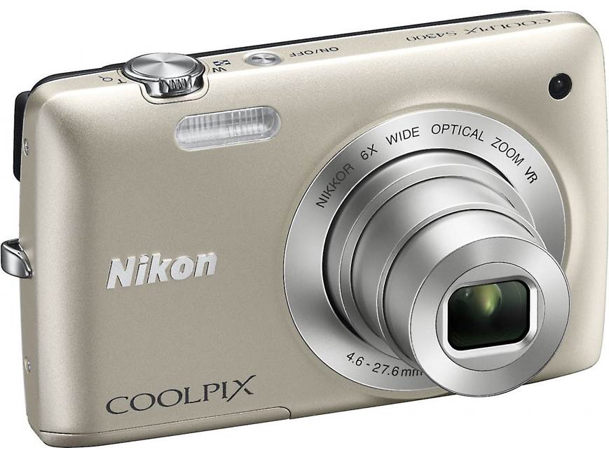 Nikon Coolpix S4300 (Silver) 16-megapixel digital camera with 6X
