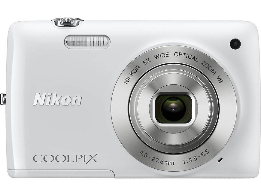 Nikon Coolpix S4300 (White) 16-megapixel digital camera with 6X