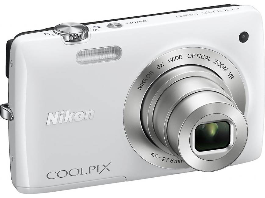 Nikon Coolpix S4300 (White) 16-megapixel digital camera with 6X