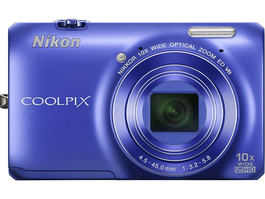 Nikon Coolpix S6300 (Black) 16-megapixel digital camera with 10X