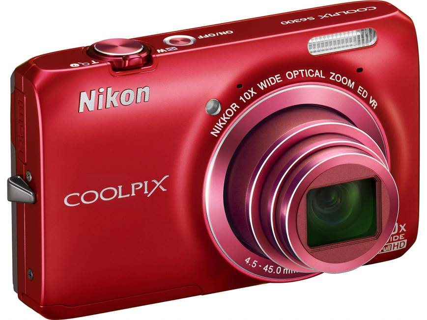 Nikon Coolpix S6300 (Black) 16-megapixel digital camera with 10X