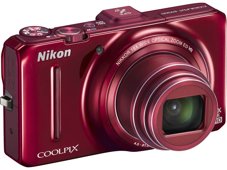 Nikon Coolpix S9300 (Black) 16-megapixel digital camera with 18X