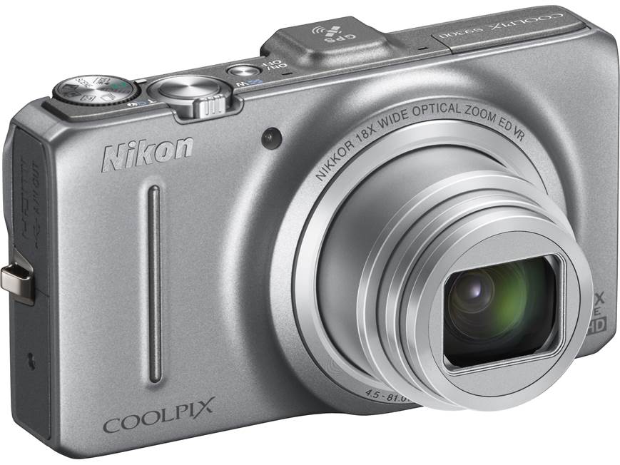 Nikon COOLPIX s9300 シルバー EL12 18倍ズーム Nikon Coolpix S9300 (Silver) 16-megapixel digital camera with 18X