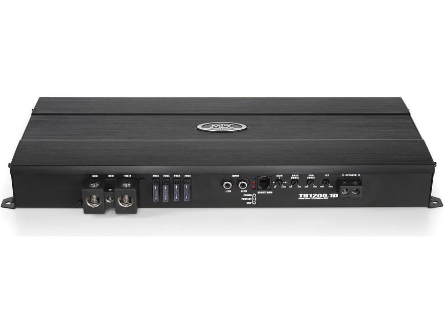 MTX TH1200.1D TH Series mono sub amplifier — 1200 watts RMS X 1 at