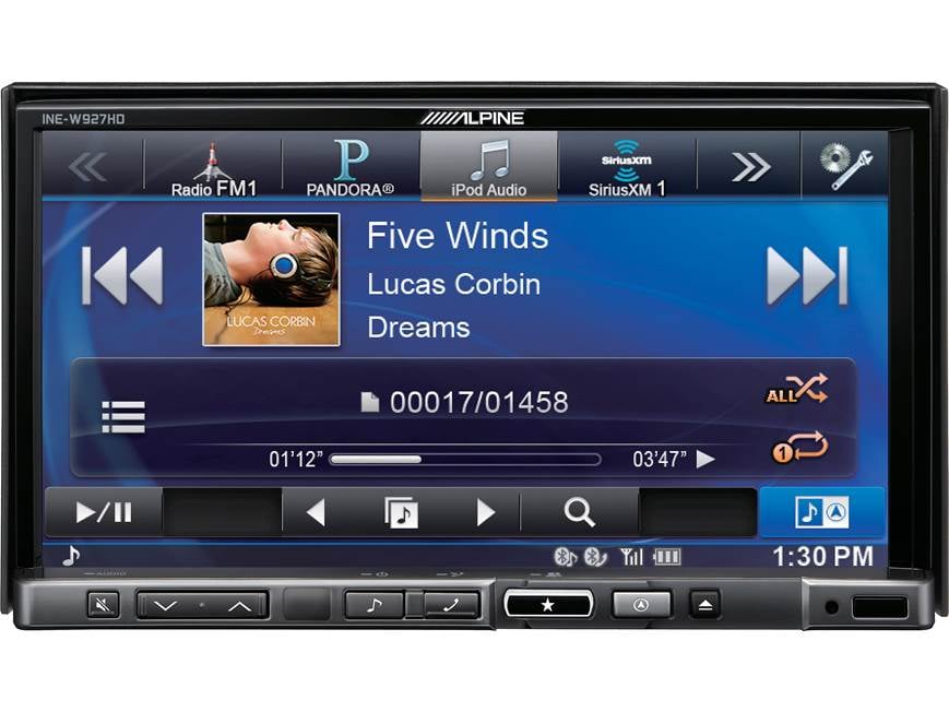Alpine INE-W927HD Navigation receiver at Crutchfield