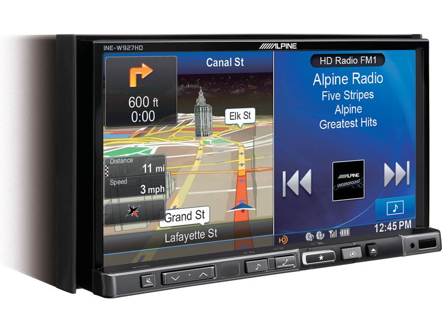 Alpine INE-W927HD Navigation receiver at Crutchfield