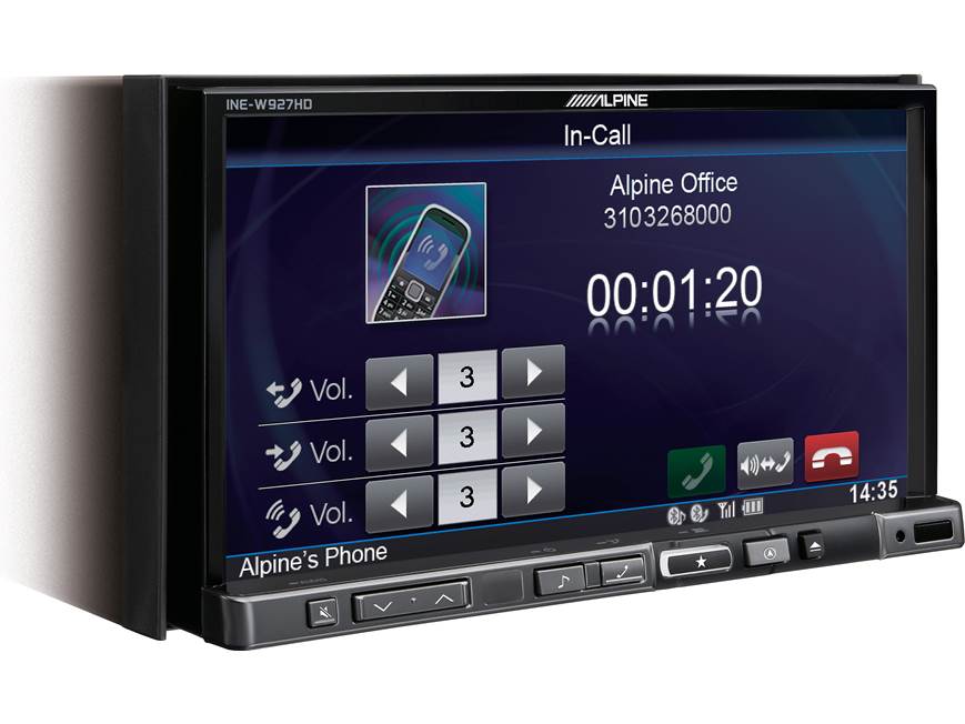 ALPINE カーナビ Alpine INE-W927HD Navigation receiver at Crutchfield