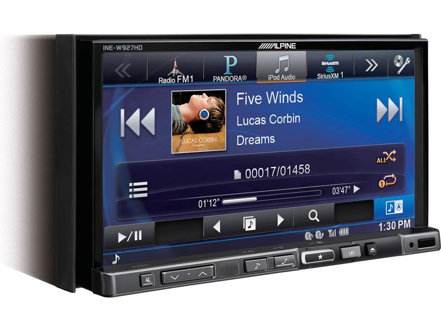 Alpine INE-W927HD Navigation receiver at Crutchfield