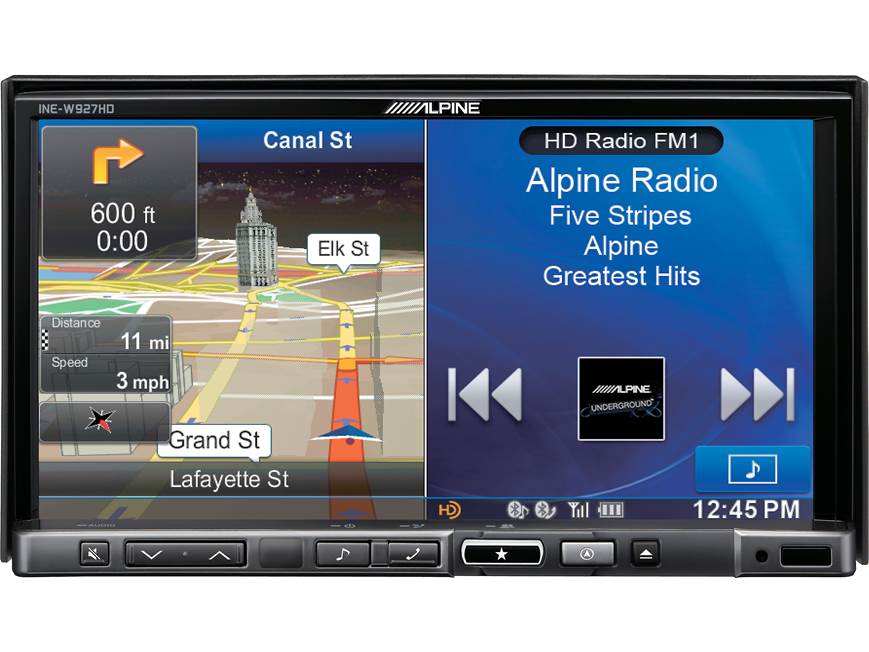 Alpine INE-W927HD Navigation receiver at Crutchfield