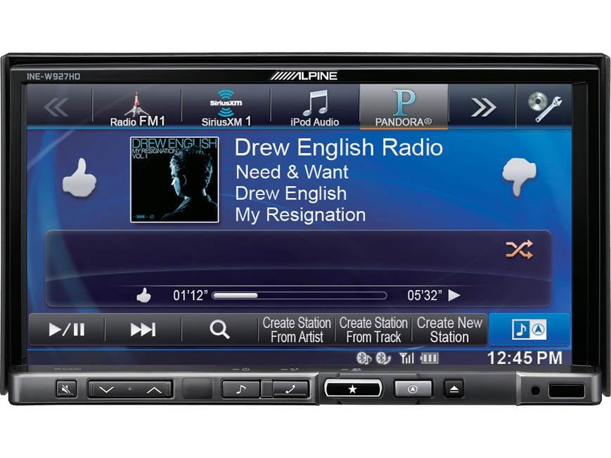 ALPINE カーナビ Alpine INE-W927HD Navigation receiver at Crutchfield