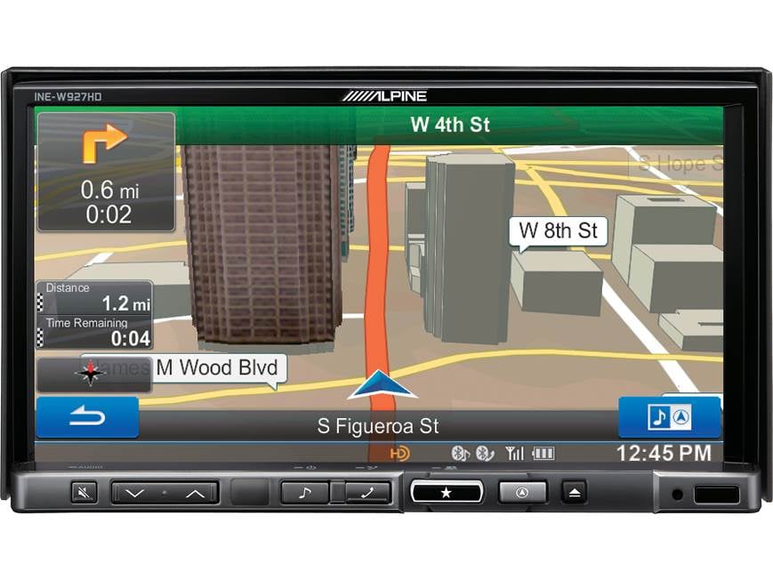 Alpine INE-W927HD Navigation receiver at Crutchfield