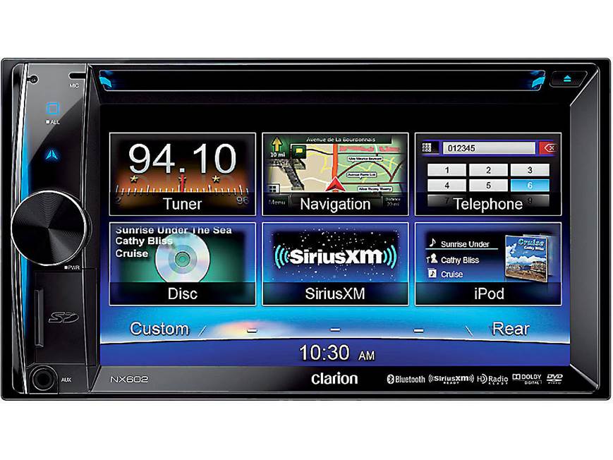 Clarion NX602 Navigation receiver at Crutchfield