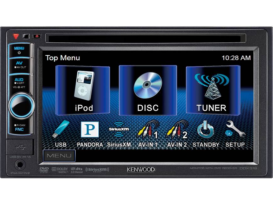 Kenwood DDX319 DVD receiver (New stock) at Crutchfield