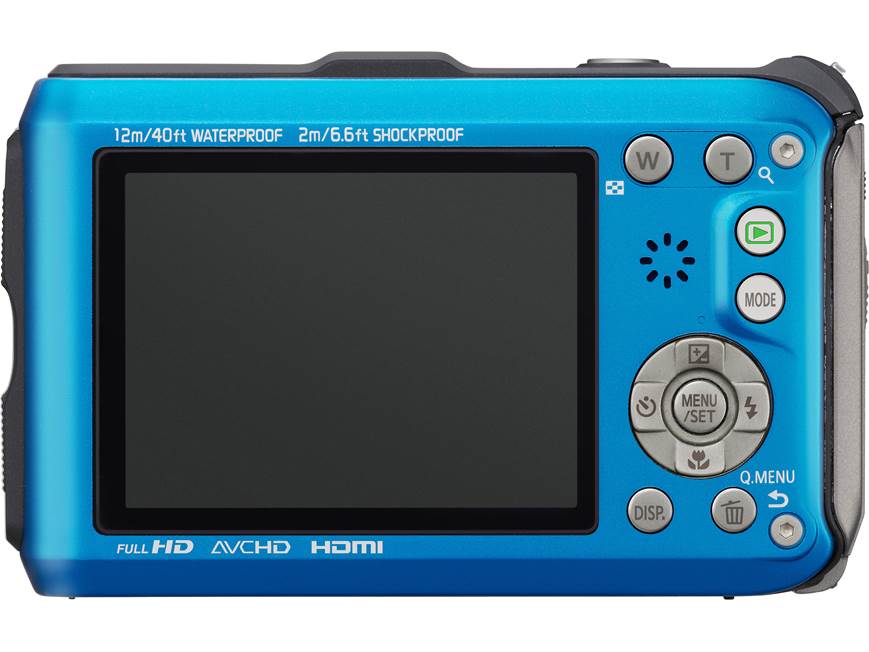 Panasonic Lumix DMC-TS4 (Blue) Tough-style 12.1-megapixel digital