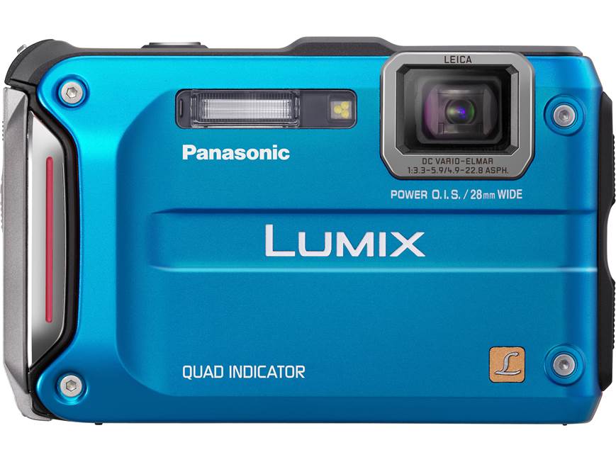 Panasonic Lumix DMC-TS4 (Blue) Tough-style 12.1-megapixel digital