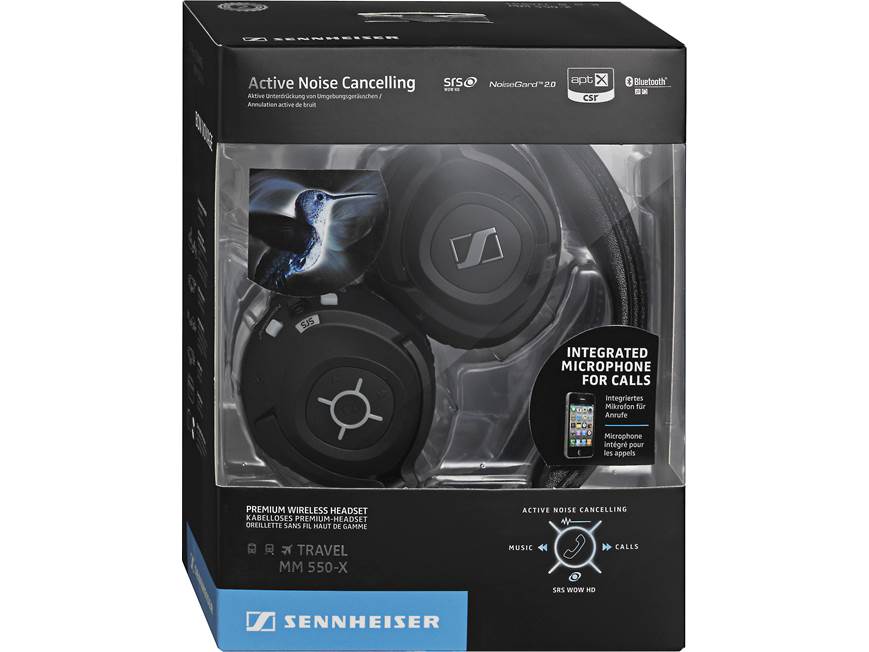Sennheiser MM 550-X Noise-canceling Bluetooth® stereo headset with