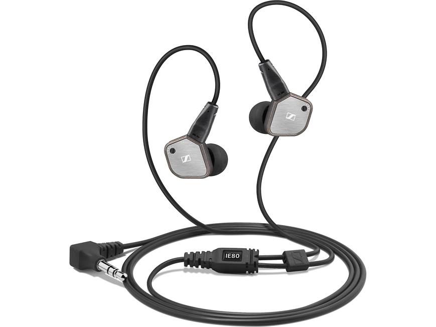 Sennheiser IE 80 有線イヤフォン Sennheiser IE 80 Sound-isolating earbud headphones at Crutchfield