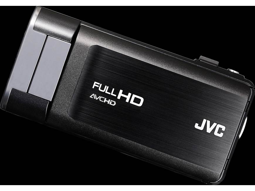 JVC Everio GZ-V500 Slim-design HD camcorder at Crutchfield