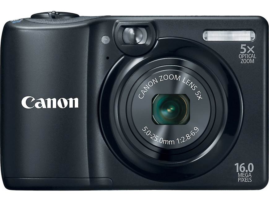 Canon PowerShot A1300 (Black) 16-megapixel digital camera with 5X
