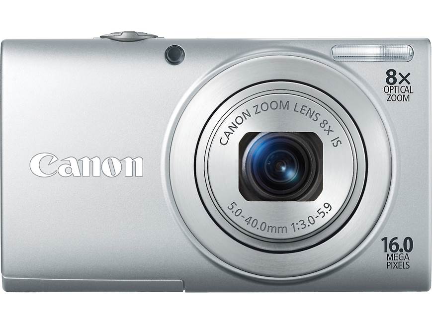 Canon PowerShot A4000 IS (Silver) 16-megapixel digital camera with