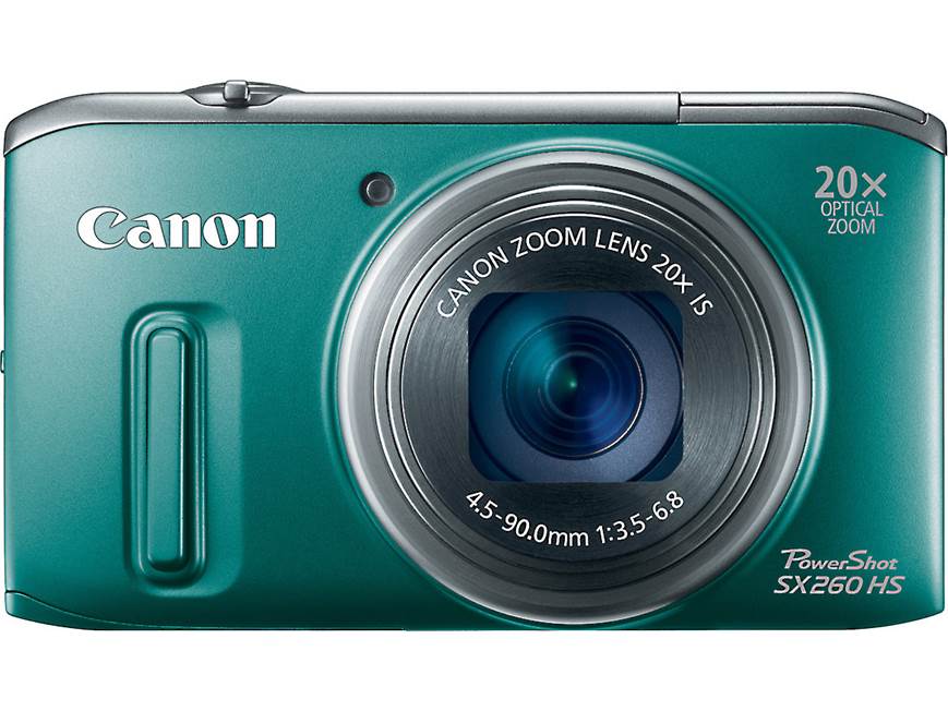 Canon PowerShot SX260 HS (Green) 12.1-megapixel digital camera 20X