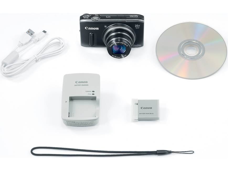 Canon PowerShot SX260 HS (Black) 12.1-megapixel digital camera 20X