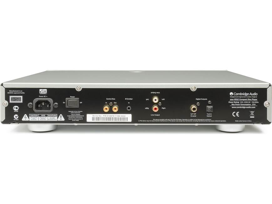 Cambridge Audio Azur 651C (Silver) Single-disc CD player (Silver
